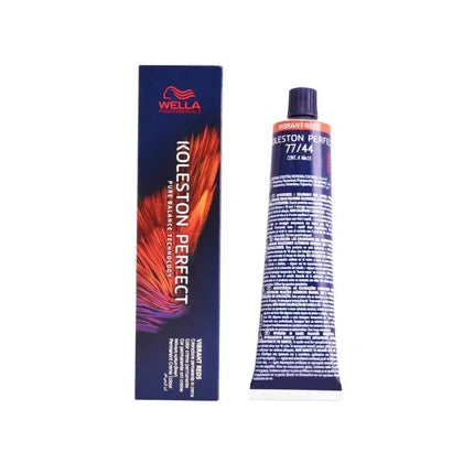 Wella Professionals Koleston Perfect Me+ 77/44 Vibrant Reds Permanent Hair Color Cream, 60ml