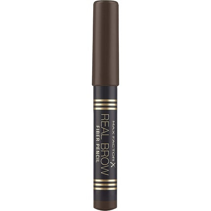 Max Factor Real Brow Fiber Pencil, 1.7g 005 Rich Brown | Eyebrow Pencil with Fibers