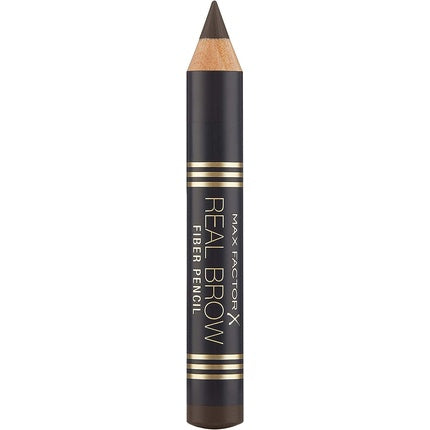 Max Factor Real Brow Fiber Pencil, 1.7g 005 Rich Brown | Eyebrow Pencil with Fibers