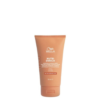 Wella Professionals Invigo Nutri-Enrich Warming Express Mask, 150ml Self-Heating Hair Mask for Dry & Damaged Hair