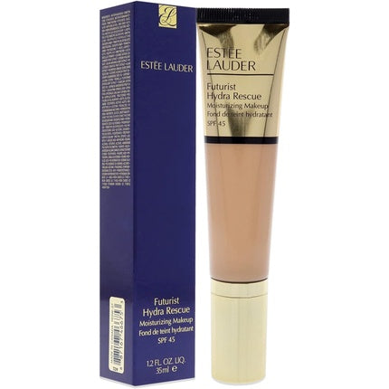 Estée Lauder Futurist Hydra Rescue Moisturizing Foundation SPF 45 3W1 Tawny, 35ml - Hydrating Liquid Foundation