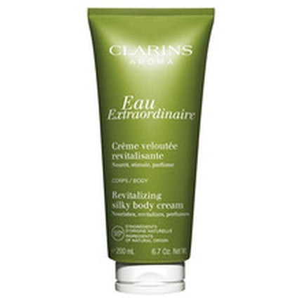 Clarins Eau Extraordinaire Revitalizing Silky Body Cream, 200ml | Nourishing Body Moisturizer with Aromatic Fragrance