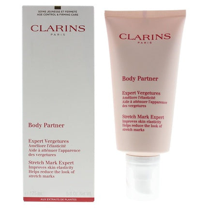 Clarins Body Partner Stretch Mark Expert Cream, 175ml - Nourishing Body Cream for Skin Elasticity & Comfort