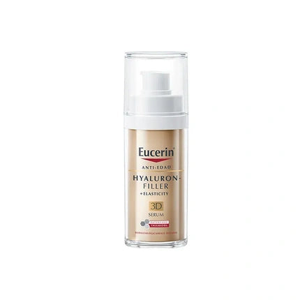 Eucerin Hyaluron-Filler + Elasticity 3D Serum, 30ml Anti-Ageing Face Serum with Hyaluronic Acid & Arctiin