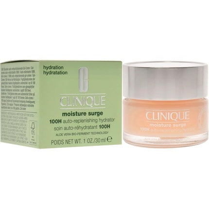 Clinique Moisture Surge 100H Auto-Replenishing Hydrator, 30ml Oil-Free Gel Moisturizer for All Skin Types