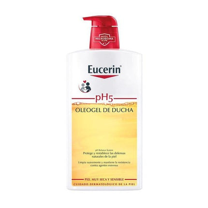 Eucerin pH5 Shower Oil, 1000ml Protective Cleansing Oil for Sensitive Skin