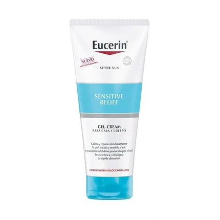 Eucerin Sensitive Relief After Sun Cream Gel, 200ml Soothing After Sun Care for Sensitive Skin
