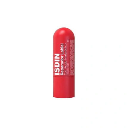 ISDIN Lip Repair Stick Red, 4g | Moisturizing Lip Balm for Dry & Chapped Lips