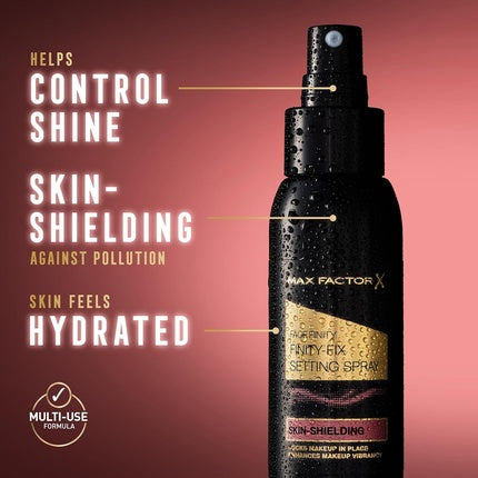 Max Factor Facefinity Finity-Fix Setting Spray Prime, Fix & Refresh Mattifying Makeup Setting Spray
