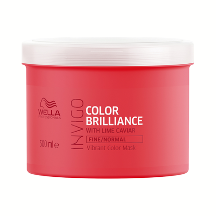 Wella Professionals Invigo Color Brilliance Hair Mask for Fine to Normal Hair, 500ml | Professional Colour Protection Hair Mask