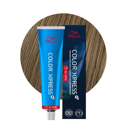 Wella Professionals Color Xpress 7/1 Medium Ash Blonde Fast Permanent Hair Color, 60ml