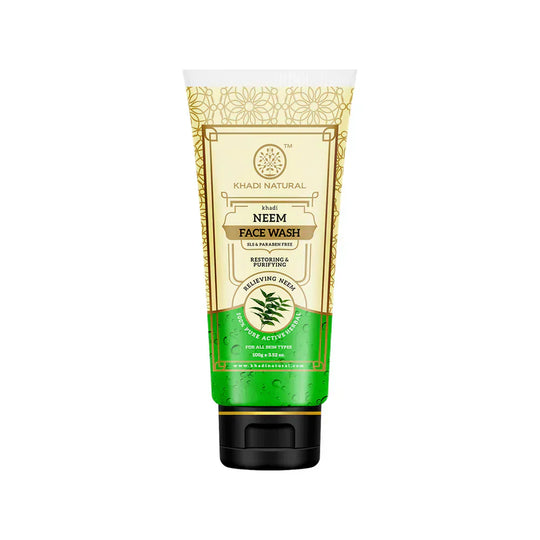 Khadi Neem Face Wash Tub 100g - Indicrest Buy at Indicrest