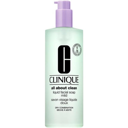 Clinique Liquid Facial Soap Mild Cleanser for Combination Dry Skin, 400ml
