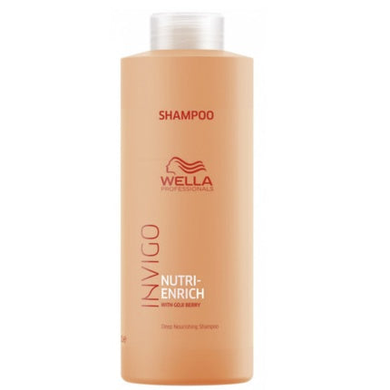 Wella Professionals Invigo Nutri-Enrich Deep Nourishing Shampoo, 100ml for Dry & Damaged Hair