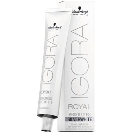 Schwarzkopf Professional Igora Royal Absolutes SilverWhite Slate Grey Hair Color Creme, 60ml