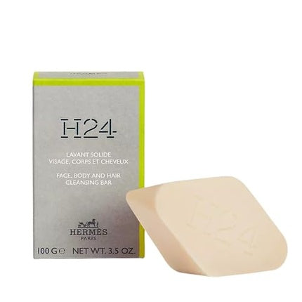 Hermès H24 Face & Body Solid Cleanser 3.4oz (100g) Cleansing Bar for Face & Body