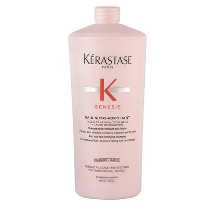 Kérastase Genesis Bain Nutri-Fortifiant Fortifying Shampoo for Dry Hair, 1000ml