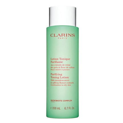 Clarins Purifying Toning Lotion, 200ml Alcohol-Free Facial Toner for Combination & Oily Skin