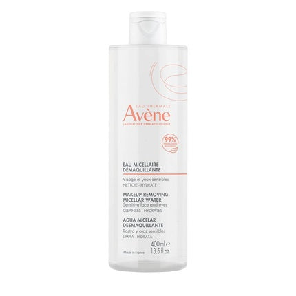 Avène Makeup Removing Micellar Water for Normal & Sensitive Skin, 400ml – Gentle Micellar Cleanser & Makeup Remover
