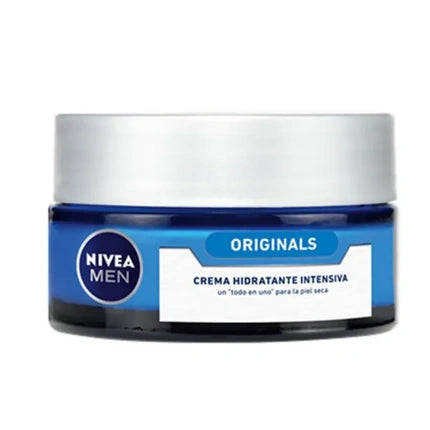 Nivea Men Originals Intensive Moisturizer Face Cream, 50ml Daily Hydrating Moisturizer for Men