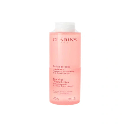 Clarins Soothing Toning Lotion, 400ml Alcohol-Free Facial Toner for Sensitive & Very Dry Skin