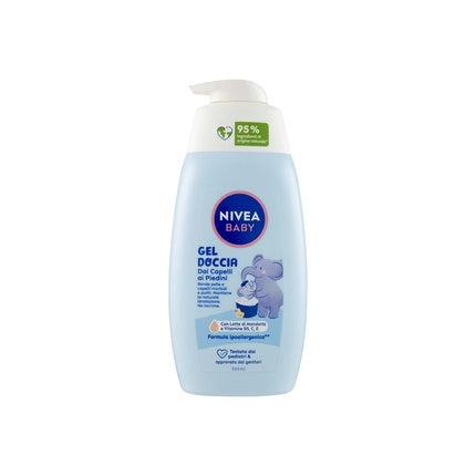 Nivea BABY Hair & Body Wash, 500ml - Gentle Tear-Free Cleanser for Baby's Hair & Sensitive Skin