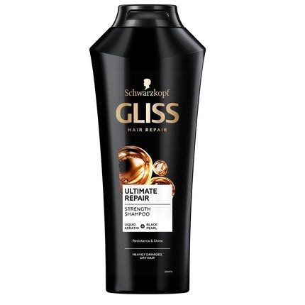 Schwarzkopf Gliss Ultimate Repair Shampoo for Severely Damaged & Dry Hair, 250ml
