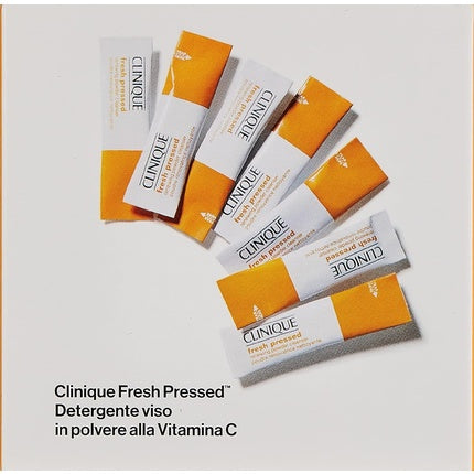 Clinique Fresh Pressed Renewing Powder Cleanser with Pure Vitamin C, 28 x 0.5g - Daily Powder Face Cleanser