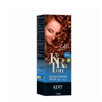 KERT Keraton Shine Bath Copper Hair Colour Treatment, 100g Professional Colour-Enhancing Hair Care