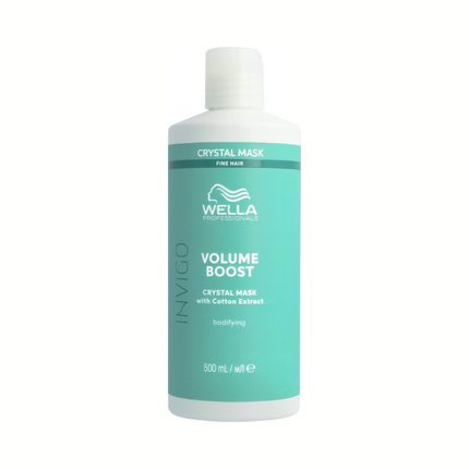 Wella Professionals Invigo Volume Boost Crystal Mask, 500ml for Fine Hair