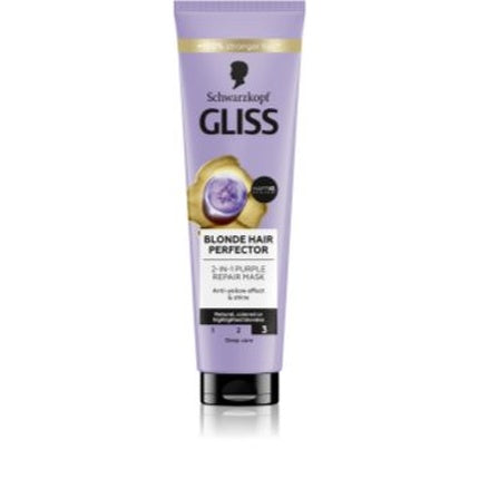 Schwarzkopf Gliss Blonde Hair Perfector Leave-In Spray, 150ml for Blonde & Bleached Hair
