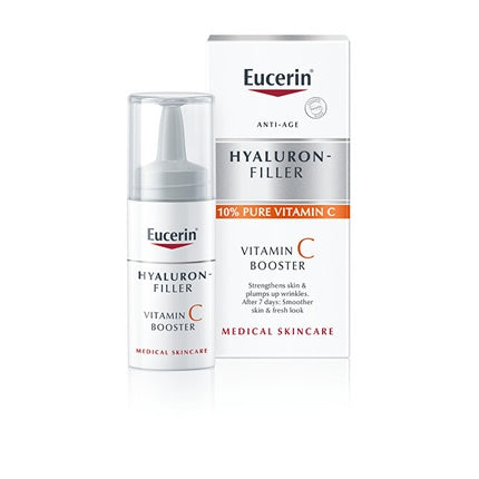 Eucerin Hyaluron-Filler Vitamin C Booster Brightening Anti-Wrinkle Serum - Face Serum with Vitamin C & Hyaluronic Acid