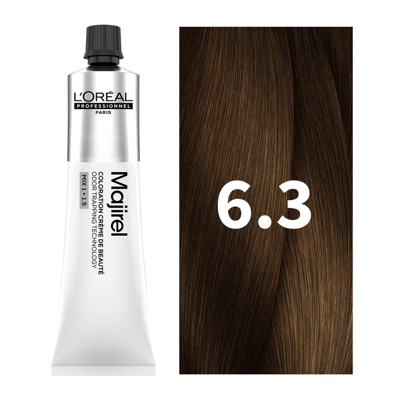 L'Oreal Professionnel Paris Majirel - 6.3 (Dark Golden Brown) 49.5 g Indicrest Buy at Indicrest