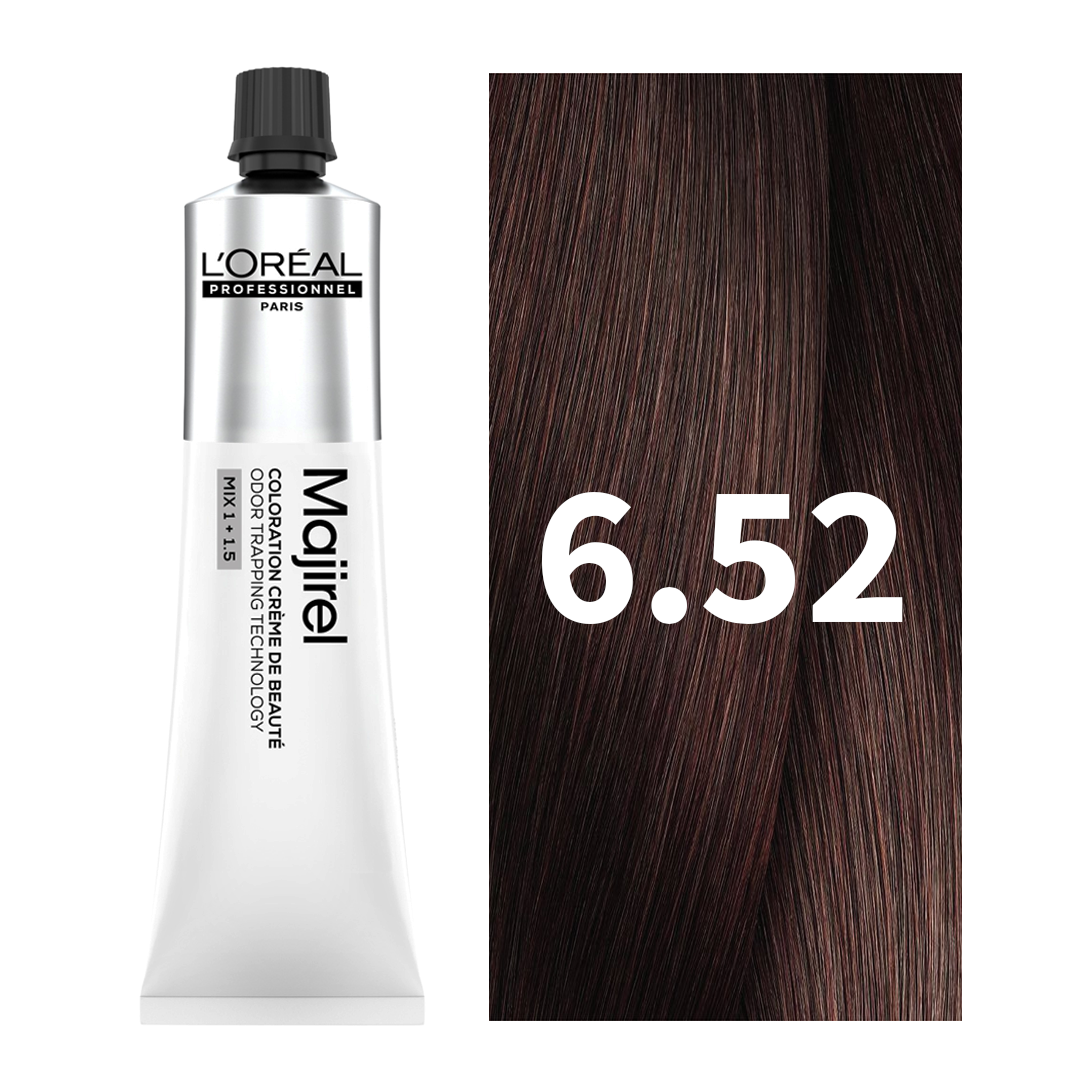 L'Oreal Professionnel Paris Majirel - 6.52 (Dark Blonde Mahogany Iridescent) 49.5 g Indicrest Buy at Indicrest