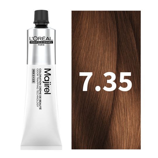 L'Oreal Professionnel Paris Majirel - 7.35 (Mahogany Golden Blonde) Hair Color , 49.5 g Indicrest Buy at Indicrest