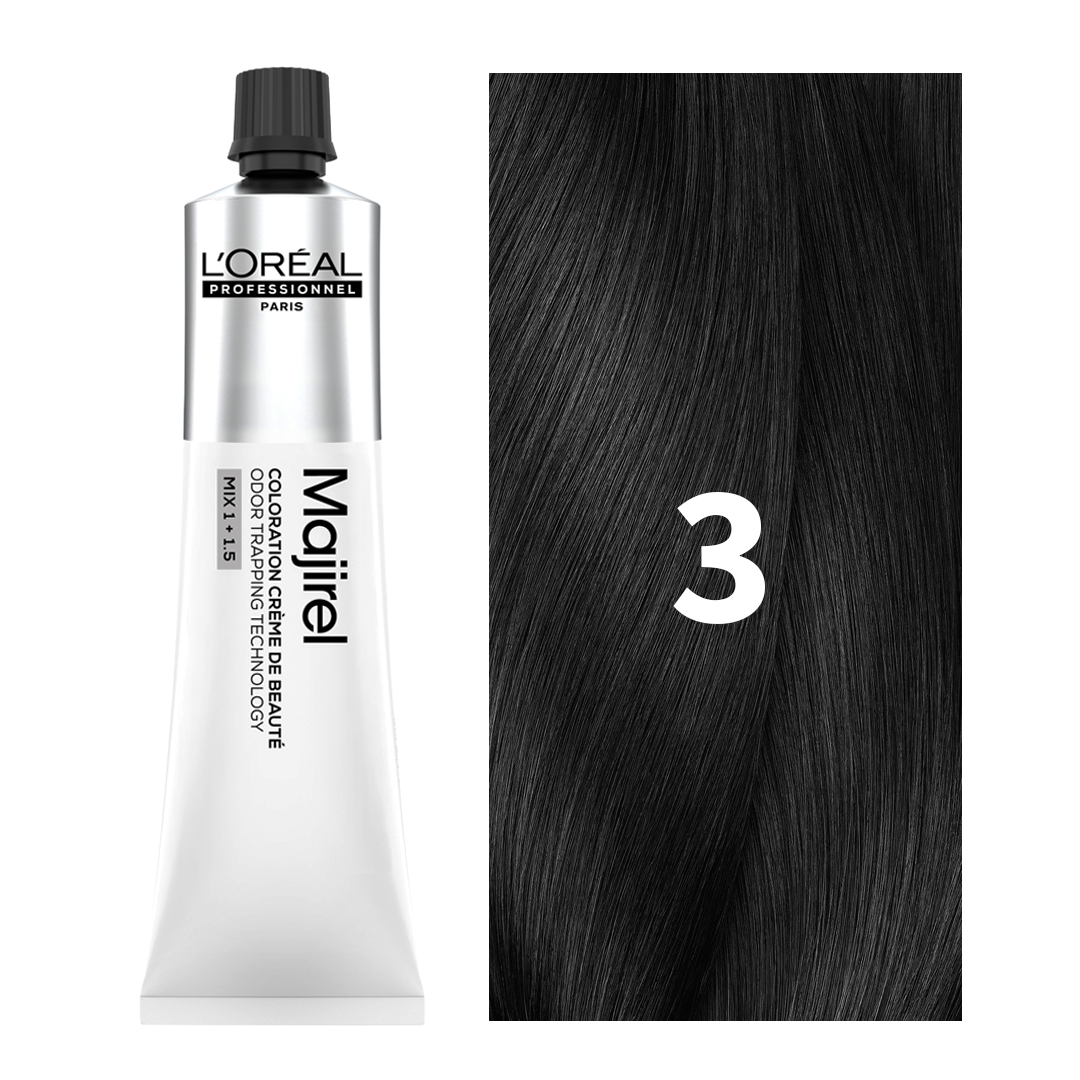 L'Oreal Professionnel Paris Majirel 3 (Dark Brown) 49.5 g indicrest Buy at Indicrest