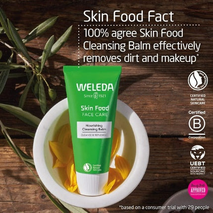Weleda Skin Food Nourishing Cleansing Balm Gentle Face Cleanser & Makeup Remover