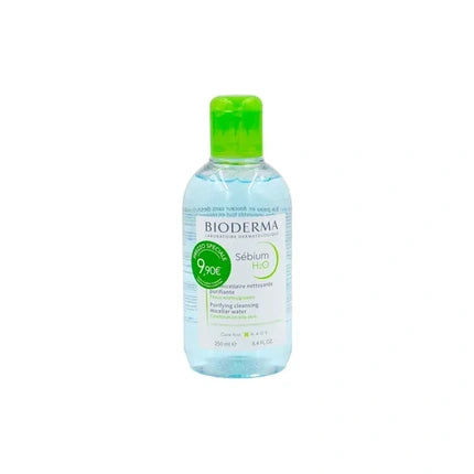 Bioderma Sébium H2O Micellar Solution, 250ml Cleansing Water for Oily & Combination Skin