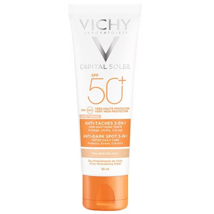Vichy Capital Soleil Anti-Dark Spot Cream SPF 50+ (50ml) High Protection Face Sunscreen