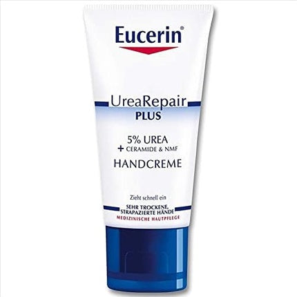Eucerin UreaRepair PLUS Hand Cream 5% Urea, 30ml Intensive Moisturizing Hand Cream for Dry & Rough Hands
