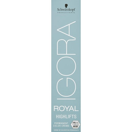 Schwarzkopf Professional IGORA Royal Highlifts 10-1 Lightest Ash Blonde Permanent Hair Color Cream, 60ml