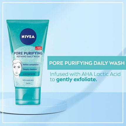 Nivea Purify Pores Daily Wash Scrub Purifying Facial Scrub, 150ml