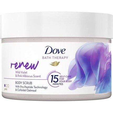 Dove Bath Therapy Renew Body Scrub, 295ml Exfoliating Body Scrub