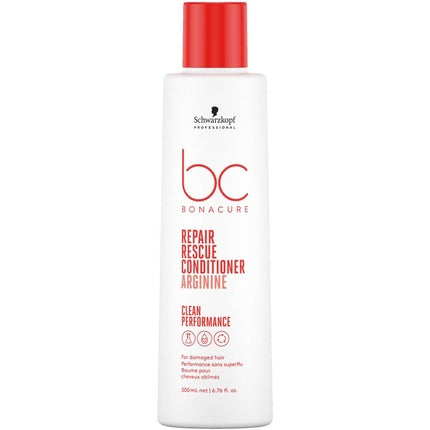 Schwarzkopf Professional BC Bonacure Repair Rescue Conditioner, 200ml | Intensive Cream Conditioner for Damaged Hair