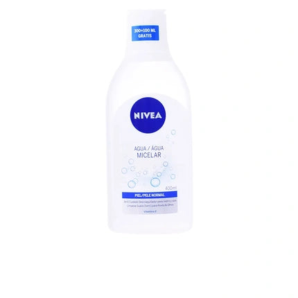 Nivea Micellar Water for Normal Skin, 400ml Gentle Makeup Remover & Facial Cleanser