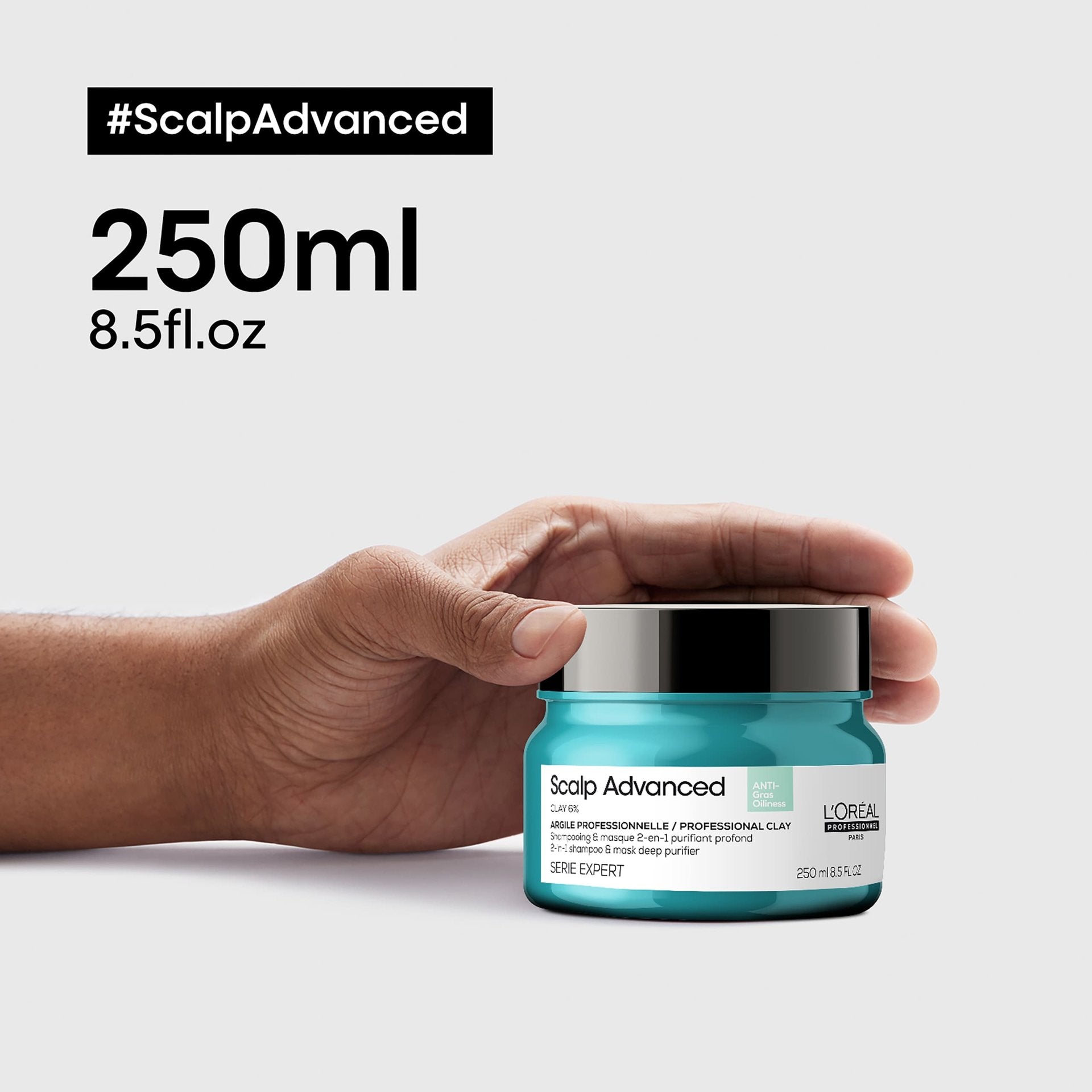 L'Oreal  Professionnel Paris Scalp Advanced Anti Grass Oilness Mask, 250ml - Indicrest