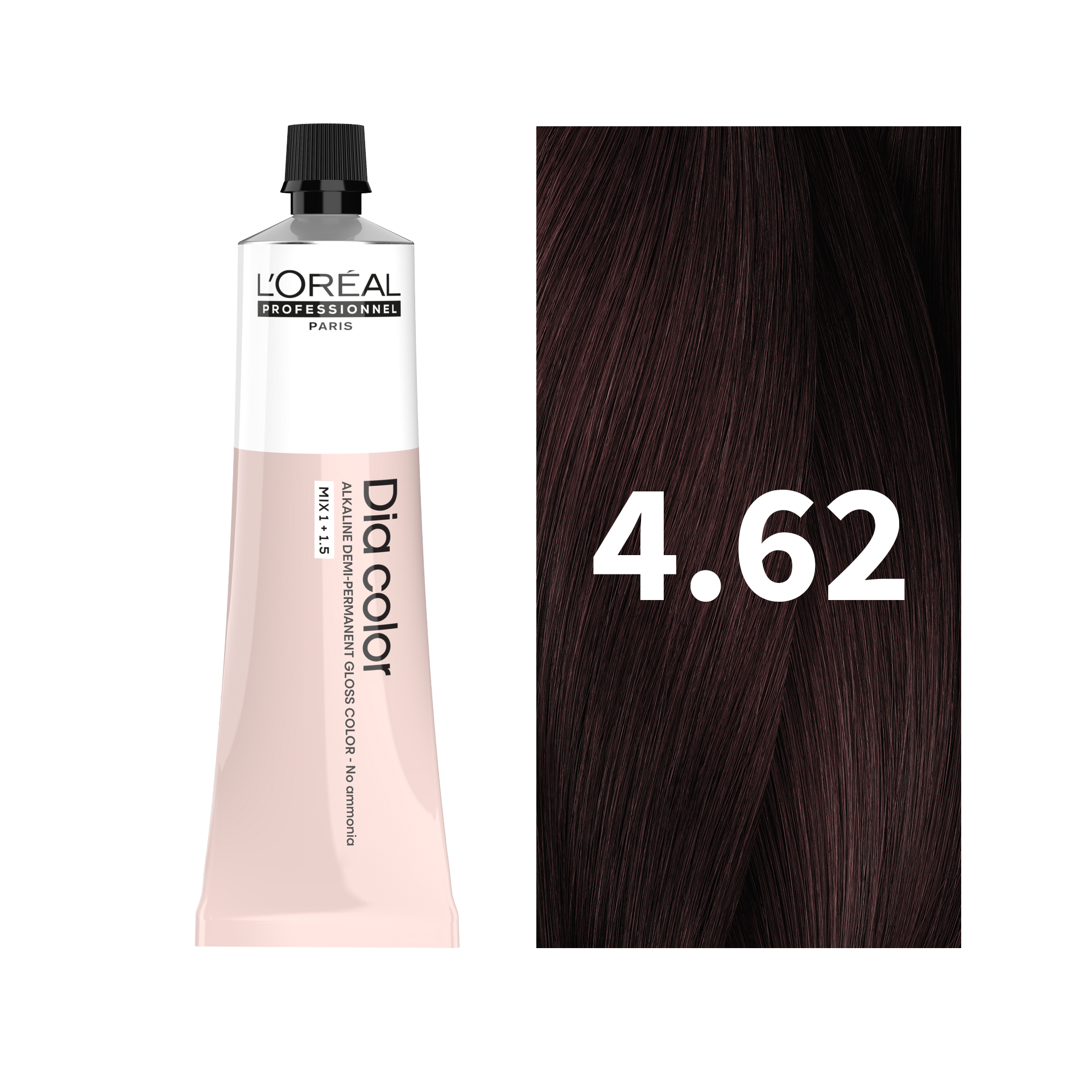 L'Oreal Professionnel Paris Dia Color 4.62 Hair Color, 60ml Buy at Indicrest