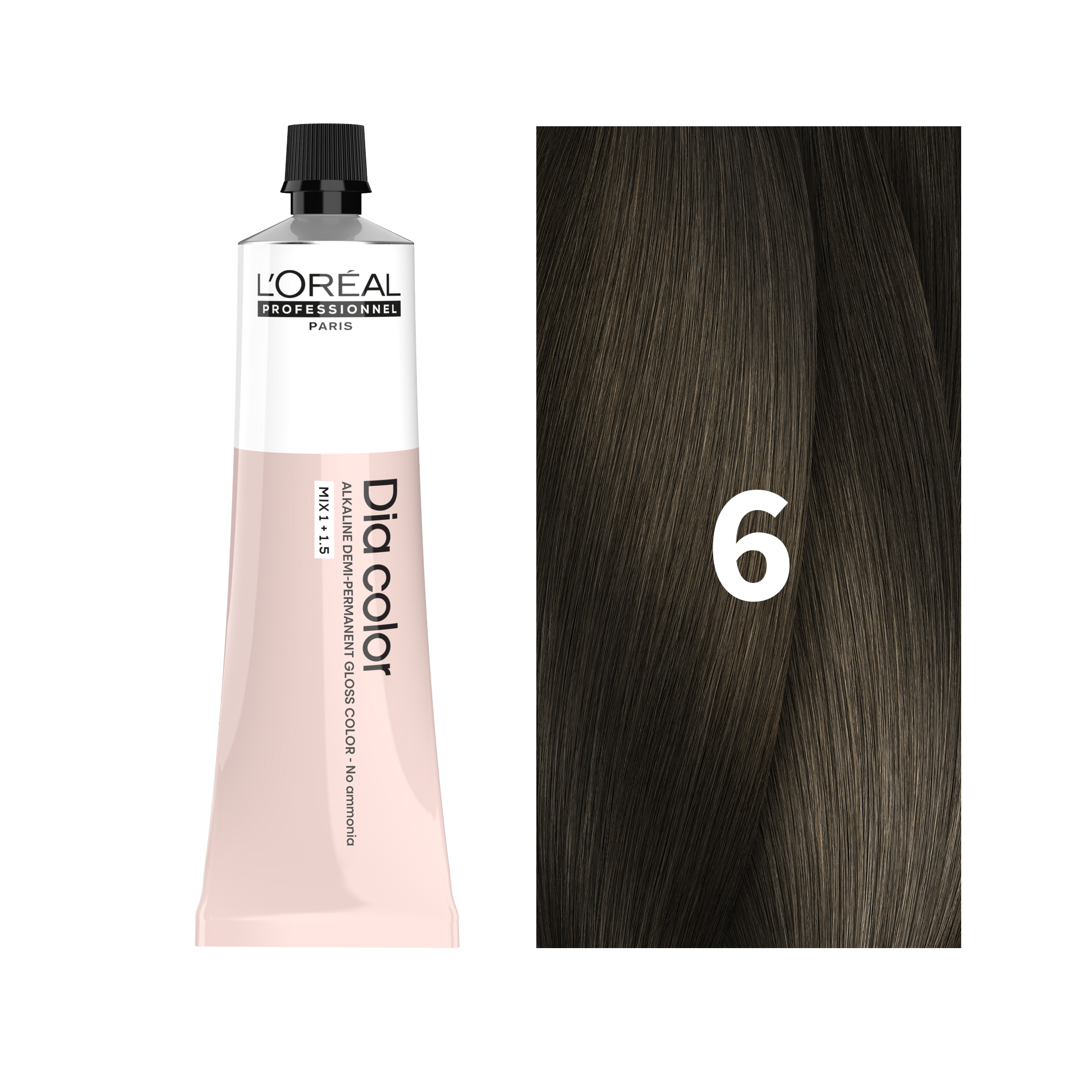 L'Oreal Professionnel Paris Dia Color 6 - Dark Blonde Hair Color, 60ml Buy at Indicrest