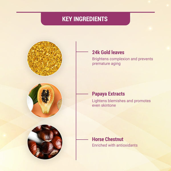 Lotus Herbals Radiant Gold Cellular Glow Facial Kit, (170gm) - Indicrest Buy at Indicrest Image 3