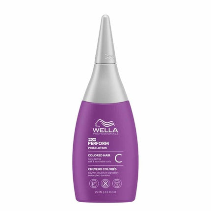 Wella Professionals Creatine+ Curl C Colored Hair Waving Lotion, 75ml Professional Perm Lotion